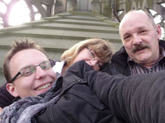 Thomas mit Liane und Achim